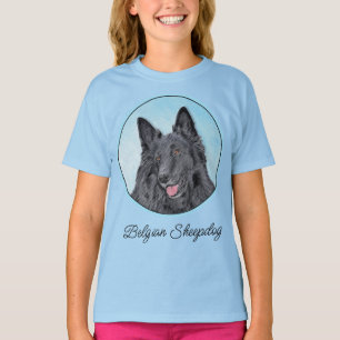 T-shirt Peinture belge Sheepdog - Cute Original Chien Art