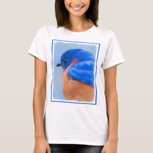 T-shirt Peinture Bluebird - Art original pour oiseaux