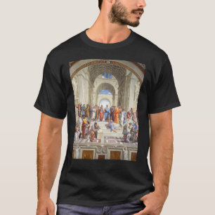 T-shirt Peinture célèbre de la Renaissance L'École d'Athèn