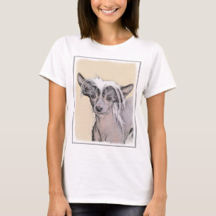 T-shirt Peinture Chinoise sans cheveux peint art original 
