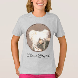 T-shirt Peinture Chinoise sans cheveux peint art original
