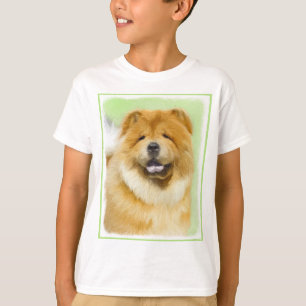 T-shirt Peinture Chow Chow - Joli art original chien