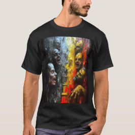 T-shirt peinture Clash des âmes