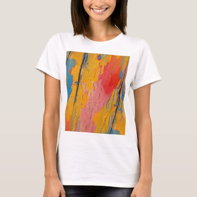 T-shirt Peinture colorée (Devant)