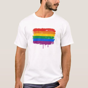 T-shirt Peinture d'arc-en-ciel