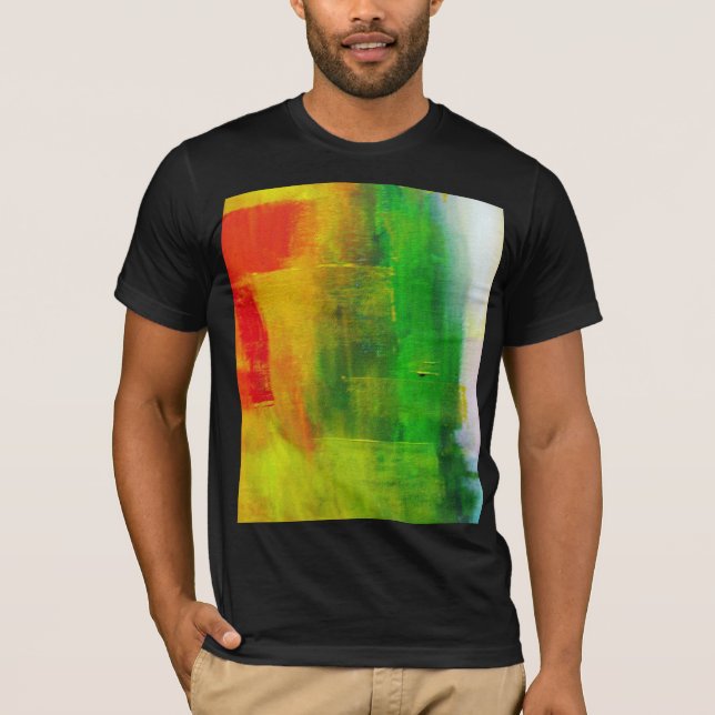 T-shirt Peinture d'art Abstrait moderne Modèle tendance No (Devant)