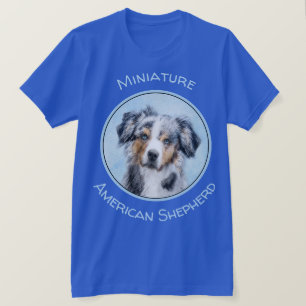 T-shirt Peinture de berger américaine miniature - L'art d