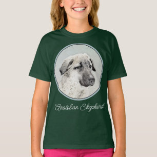 T-shirt Peinture de berger anatolienne - Art de chien orig