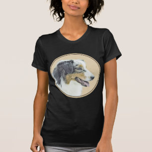 T-shirt Peinture de berger australien - Art original de ch