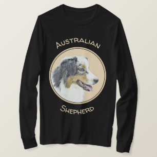 T-shirt Peinture de berger australien - Art original de ch