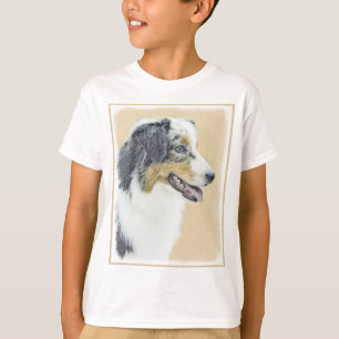 T-shirt Peinture de berger australien - Art original de ch