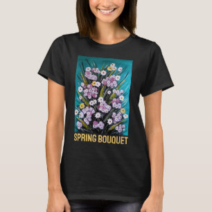 T-shirt Peinture de bouquet printanier par Alfred Fox