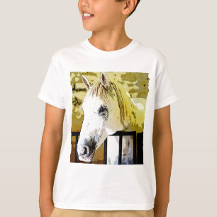 T-shirt Peinture de cheval