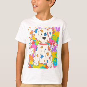 T-shirt peinture de chien
