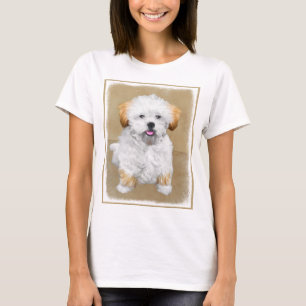 T-shirt Peinture de chiot Lhasa Apso - Art original de chi