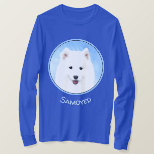 T-shirt Peinture de chiot Samoyède - Art de chien original