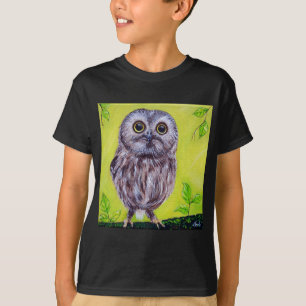 T-shirt Peinture de chouette