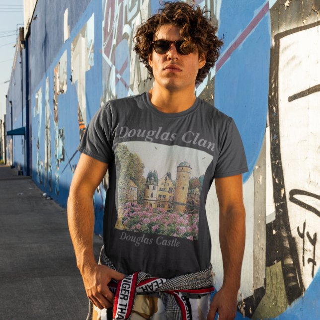 T-shirt Peinture de Douglas Castle de Clan Douglas, écossa (Créateur téléchargé)