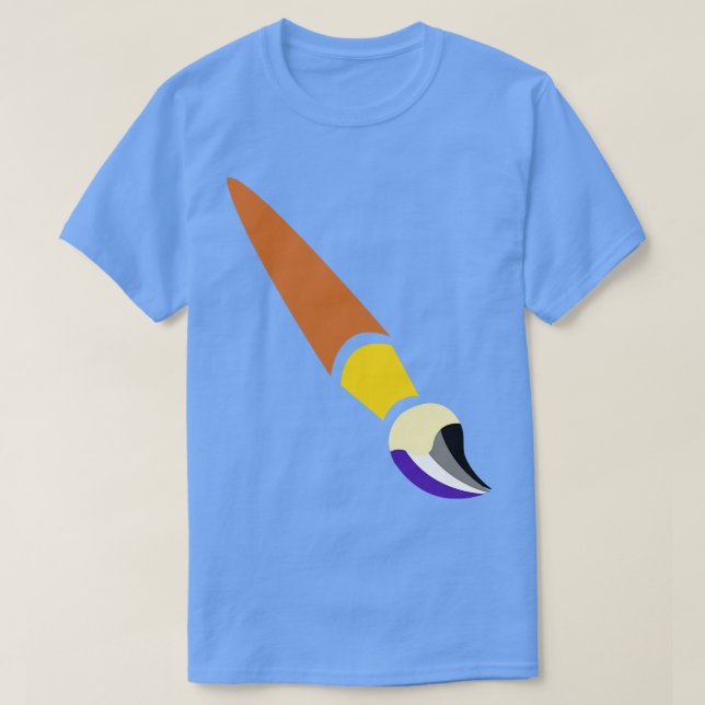 T-shirt Peinture de fierté sexuelle (Design devant)