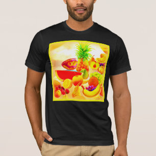 T-shirt Peinture de fruits exotiques tropicaux. Commandez