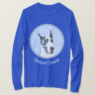 T-shirt Peinture de Great Dane (Arlequin) - Art original d