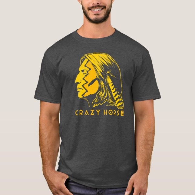 T-shirt Peinture de guerre folle de cheval (Devant)