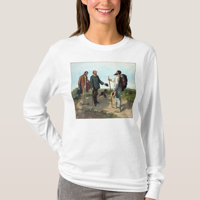 T-shirt Peinture de Gustave Courbet (Devant)