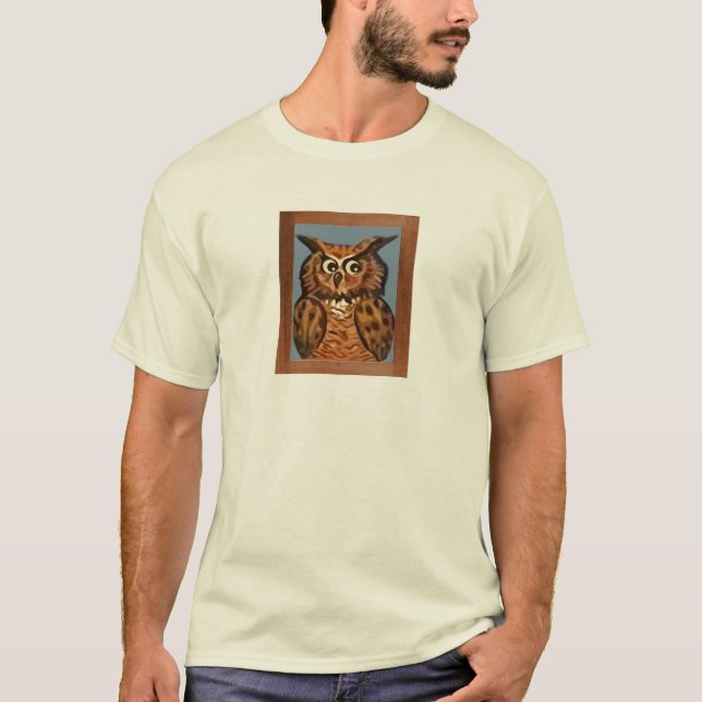 T-shirt Peinture de hibou (Devant)