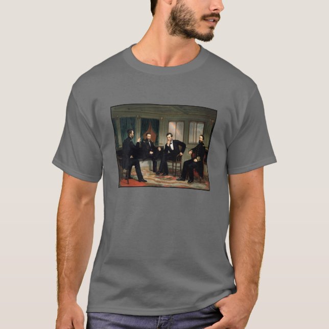 T-shirt Peinture de leaders syndicaux de guerre civile (Devant)
