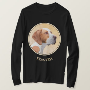 T-shirt Peinture de pointeur - jolie art original de chien