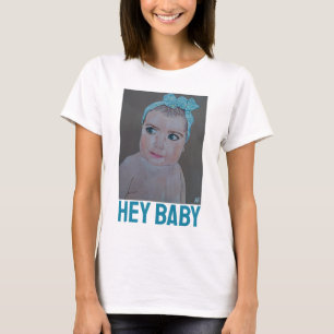 T-shirt Peinture de portrait de bébé par Alfred Fox