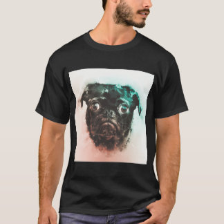 T-shirt Peinture de Pug