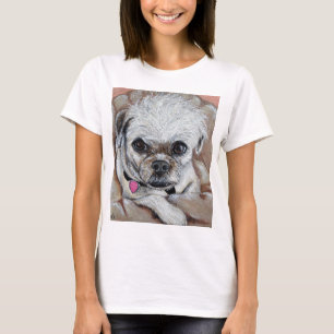 T-shirt Peinture de Pugapoo