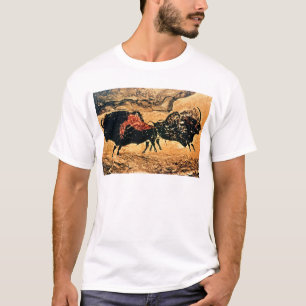T-shirt Peinture de roche du bison, c.17000 AVANT JÉSUS