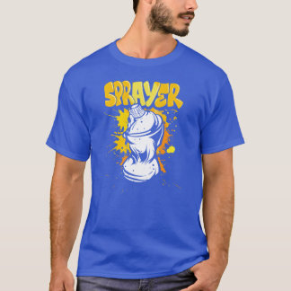 T-shirt Peinture de style urbain ami