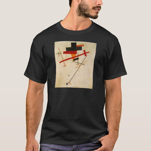 T-shirt Peinture de Suprematist par Kazimir Malevich (Devant)