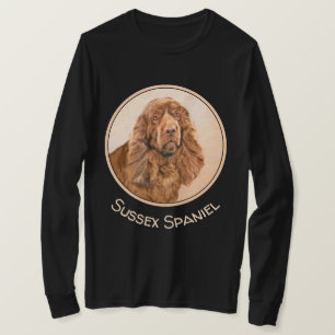 T-shirt Peinture de Sussex Spaniel - Jolie œuvre d'art ori