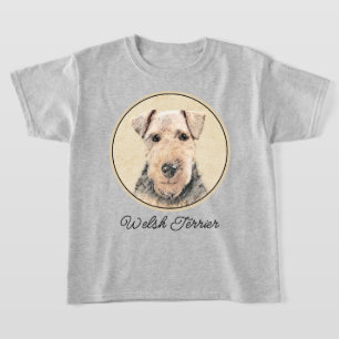 T-shirt Peinture de Terrier Gallois - Art Original de Chie