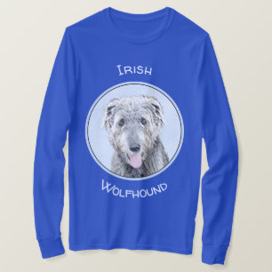 T-shirt Peinture de Wolfhound en Irlande - Beau art origin
