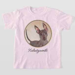 T-shirt Peinture de Xoloitzcuintli - Art de chien original