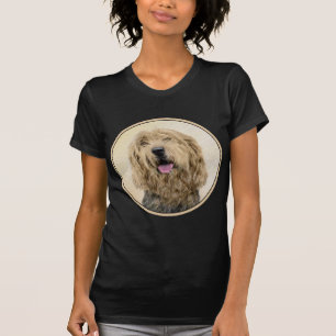 T-shirt Peinture d'Otterhound - Joli art original de chien