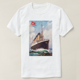 T-shirt Peinture du Titanic White Star Line