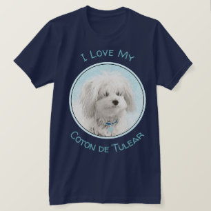 T-shirt Peinture en coton de Tuléar - Joli art original po