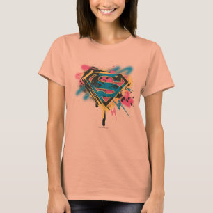 T-shirt Peinture et flaques de Supergirl