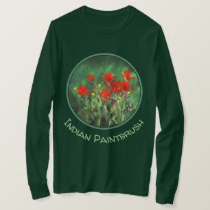 T-shirt Peinture indienne de pinceau - Art Fleur original