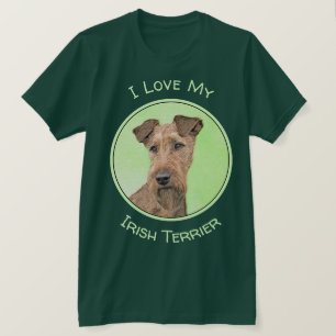 T-shirt Peinture Irlandaise Terrier - Cute Original Chien 