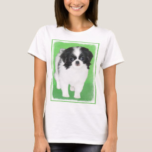 T-shirt Peinture japonaise de chiot - Art original de chie