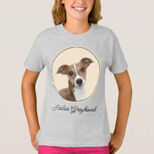 T-shirt Peinture Lévrier Italien - Jolie Illustration Orig
