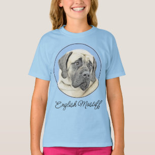 T-shirt Peinture Mastiff (Fawn) anglaise - Art Chien origi