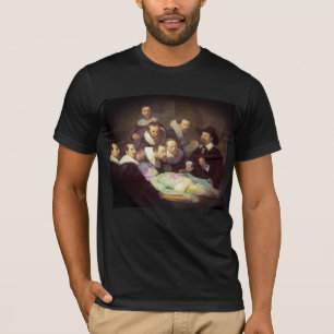 T-shirt Peinture moderne à Rembrandt Anatomy Leçons Mens